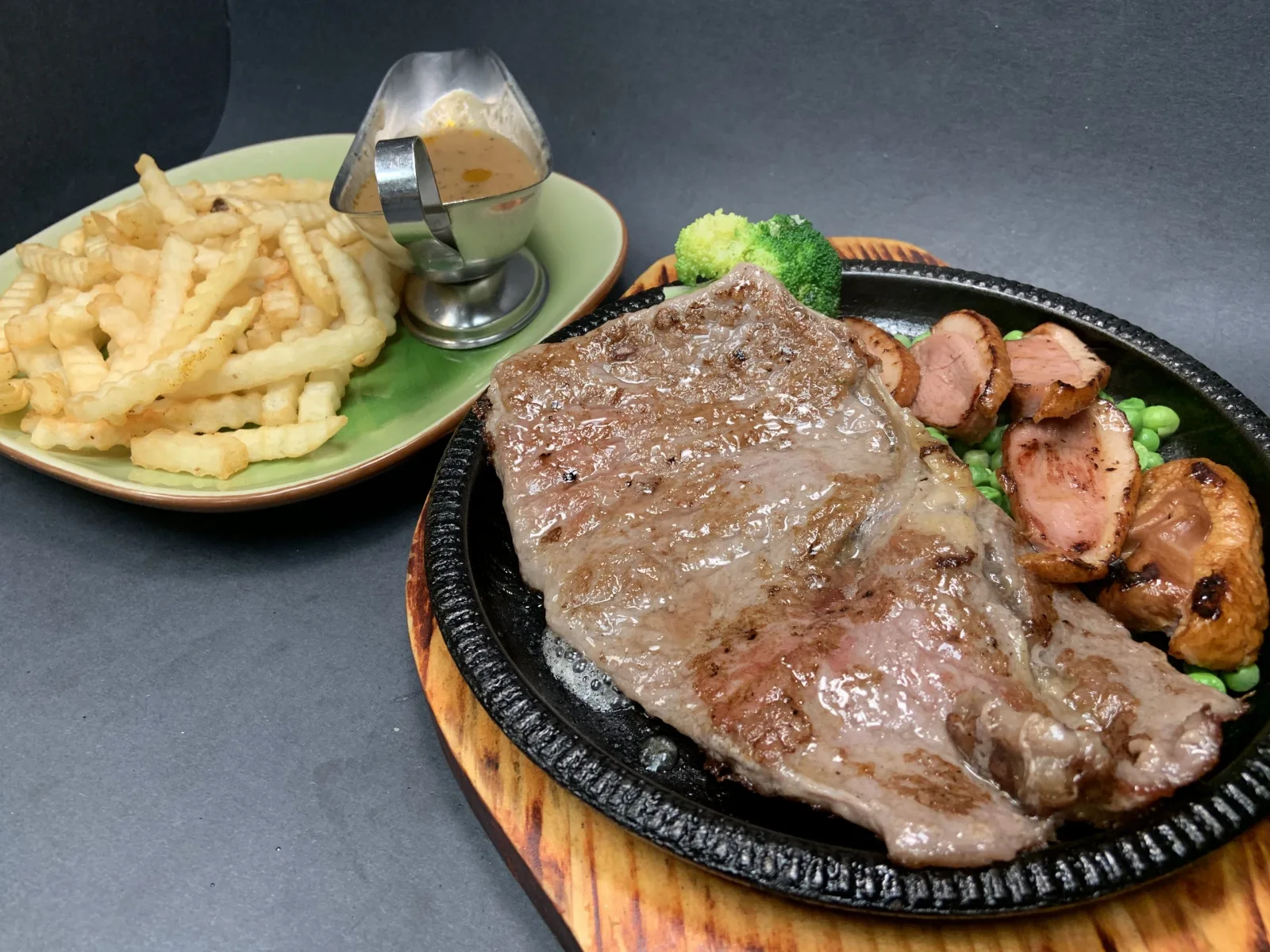 Beef & Duck Breast Steak Combo