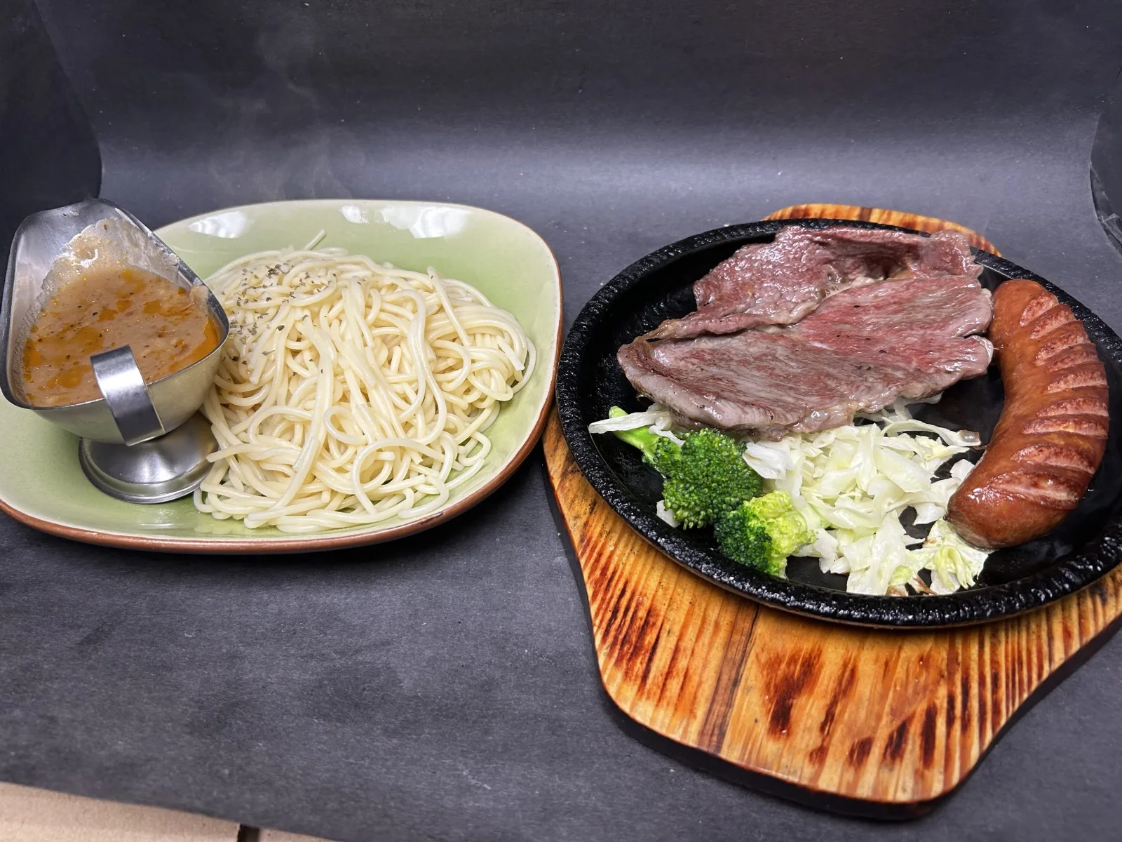 Beef & Jumbo Cheese Sausage Steak Combo