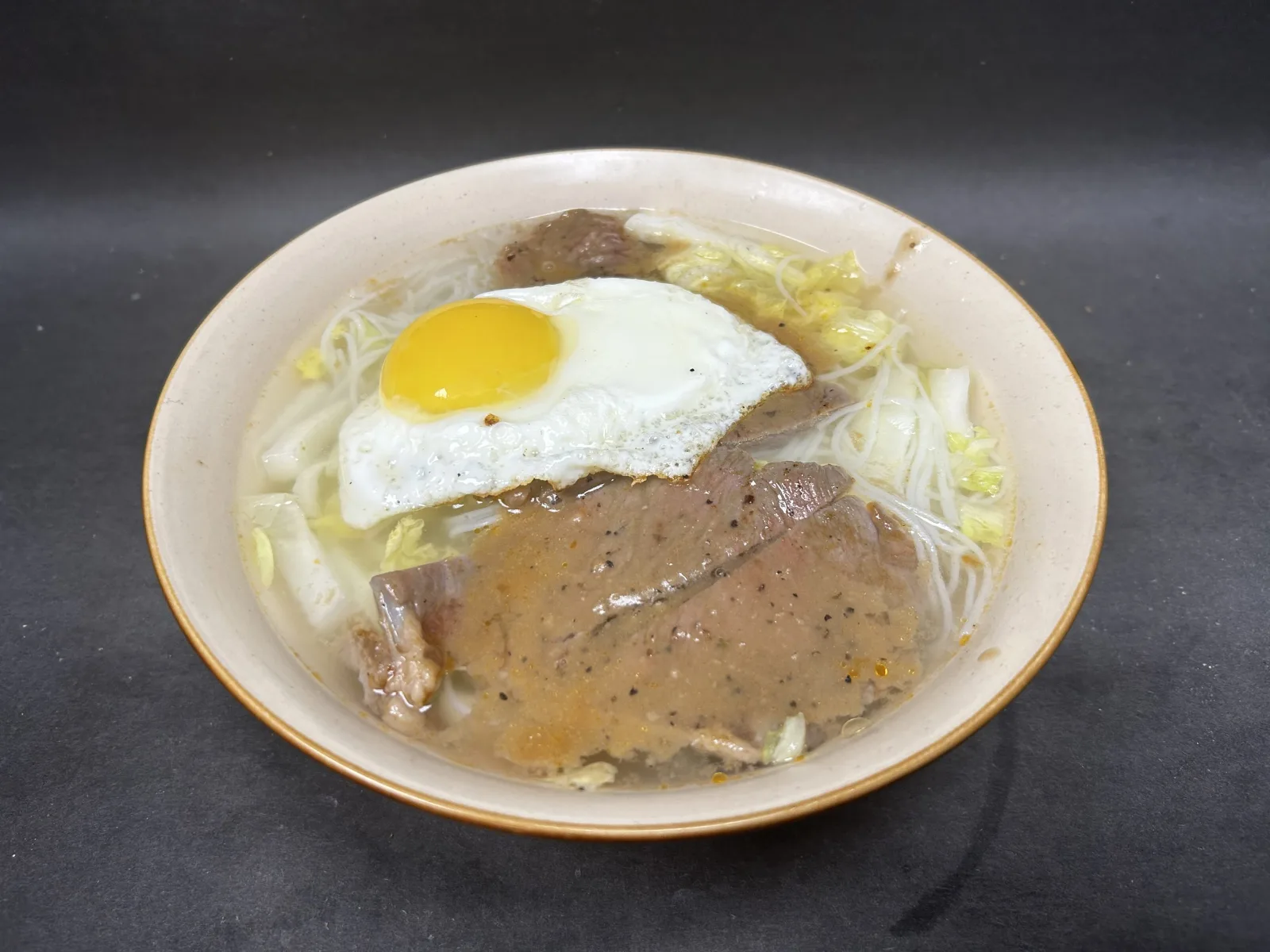 Beef Steak Noodle Soup