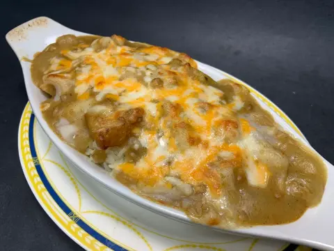Cheesy Baked Fish in Curry Sauce / 咖喱芝士焗魚飯或意粉