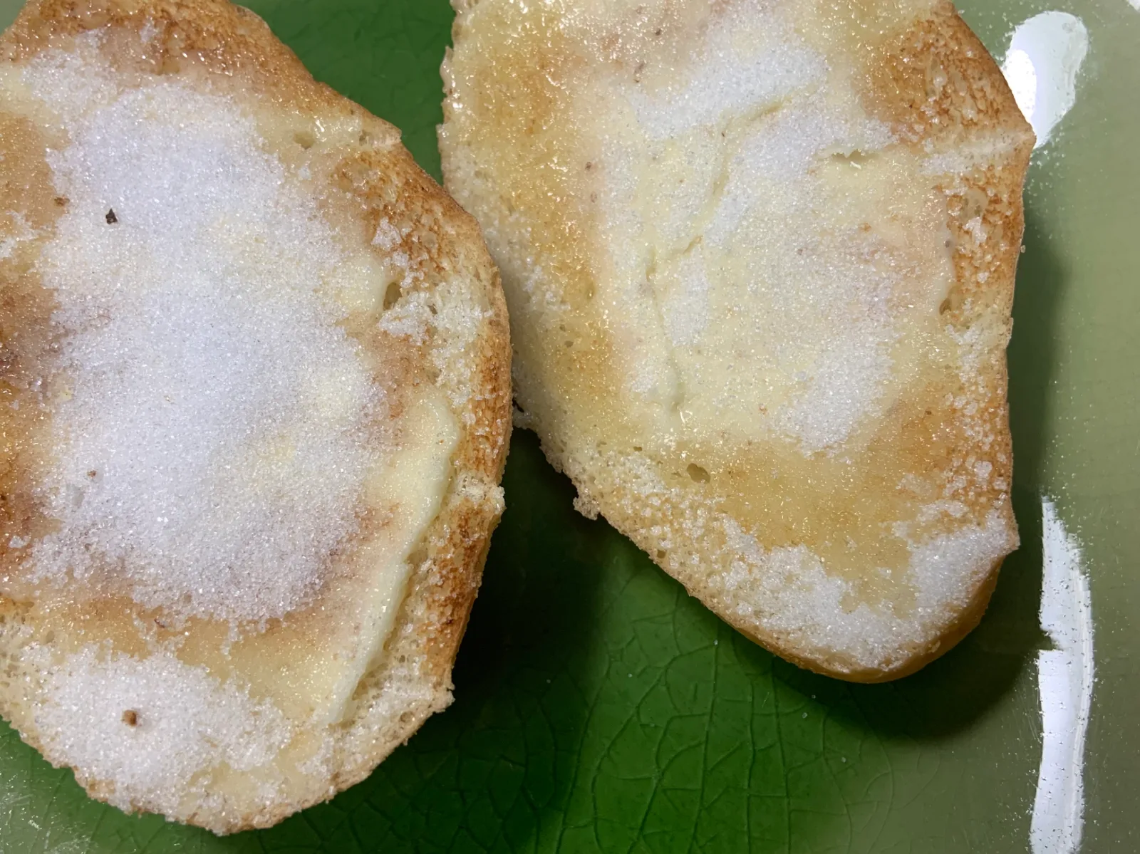 Crispy French Bun with Sugar & Butter