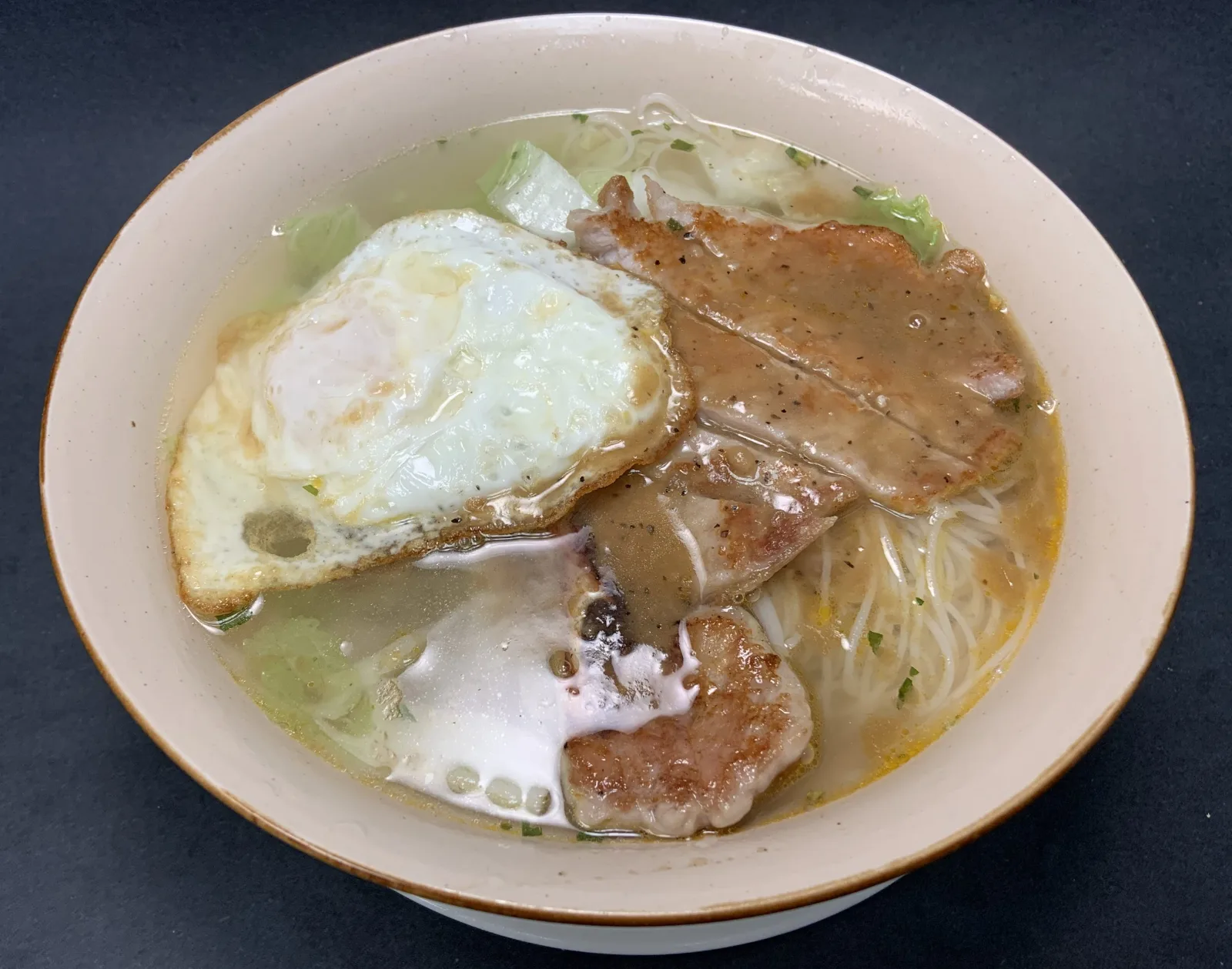 Pork Chop Noodle Soup