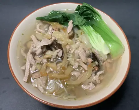 Szechuan Vegetable & Pork Noodle Soup / 搾菜肉絲